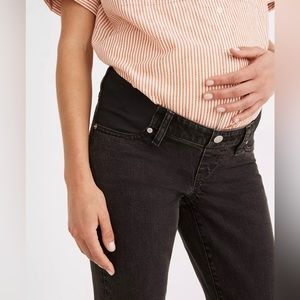 Maternity Side-Panel Perfect Vintage Jeans in Lunar Wash